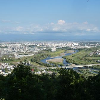 山頂から旭川駅方面