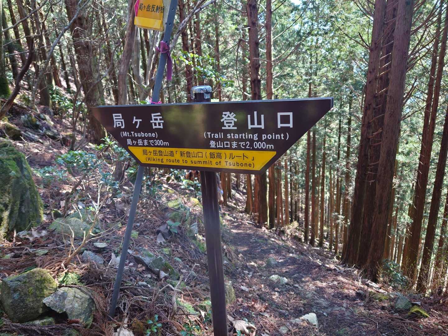 新道との合流地点