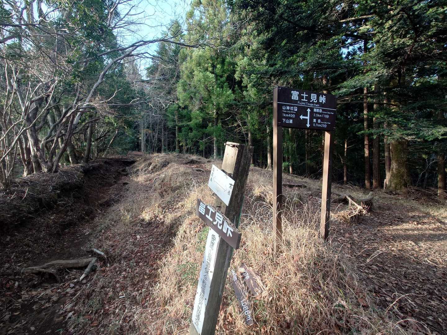 富士見峠。
黒岳をピストンして戻り、あとで越前岳に行きます。今日は富嶽ダブルハント✨️