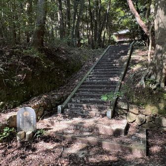 一洞山観音寺の階段。