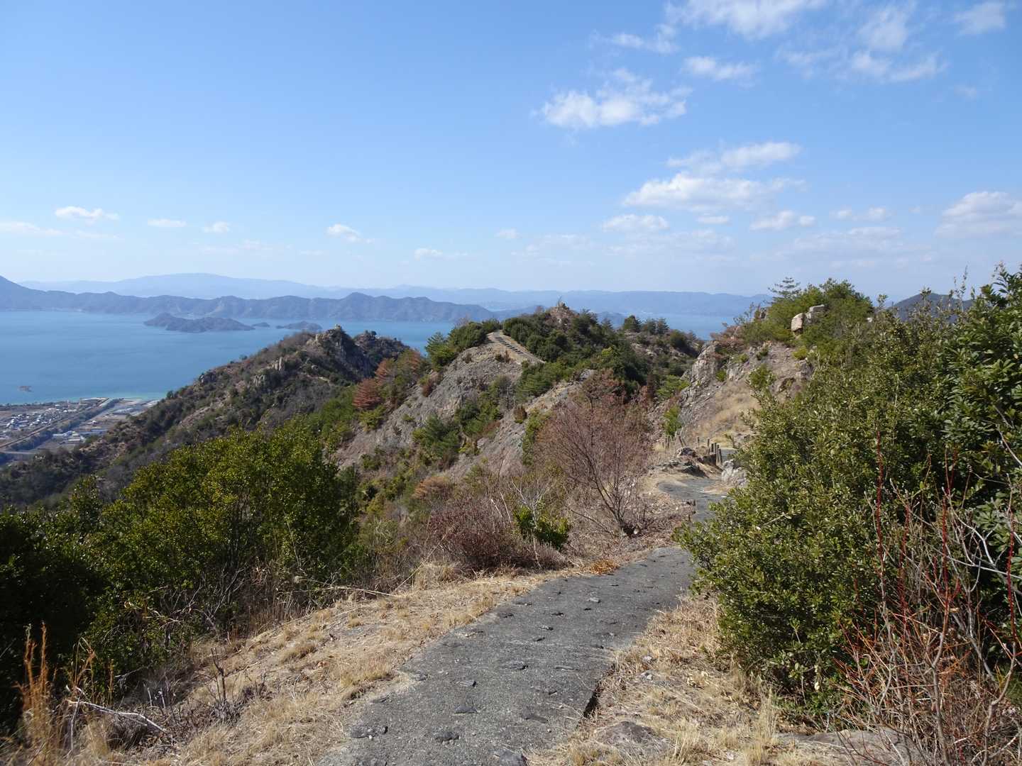 天気回復。良い眺め。