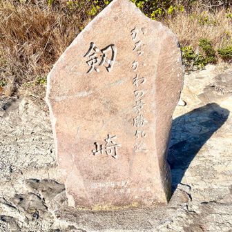 剱埼（つるきざき）
ずーっと"けんざき"って読んでたけど違ってたのね😅