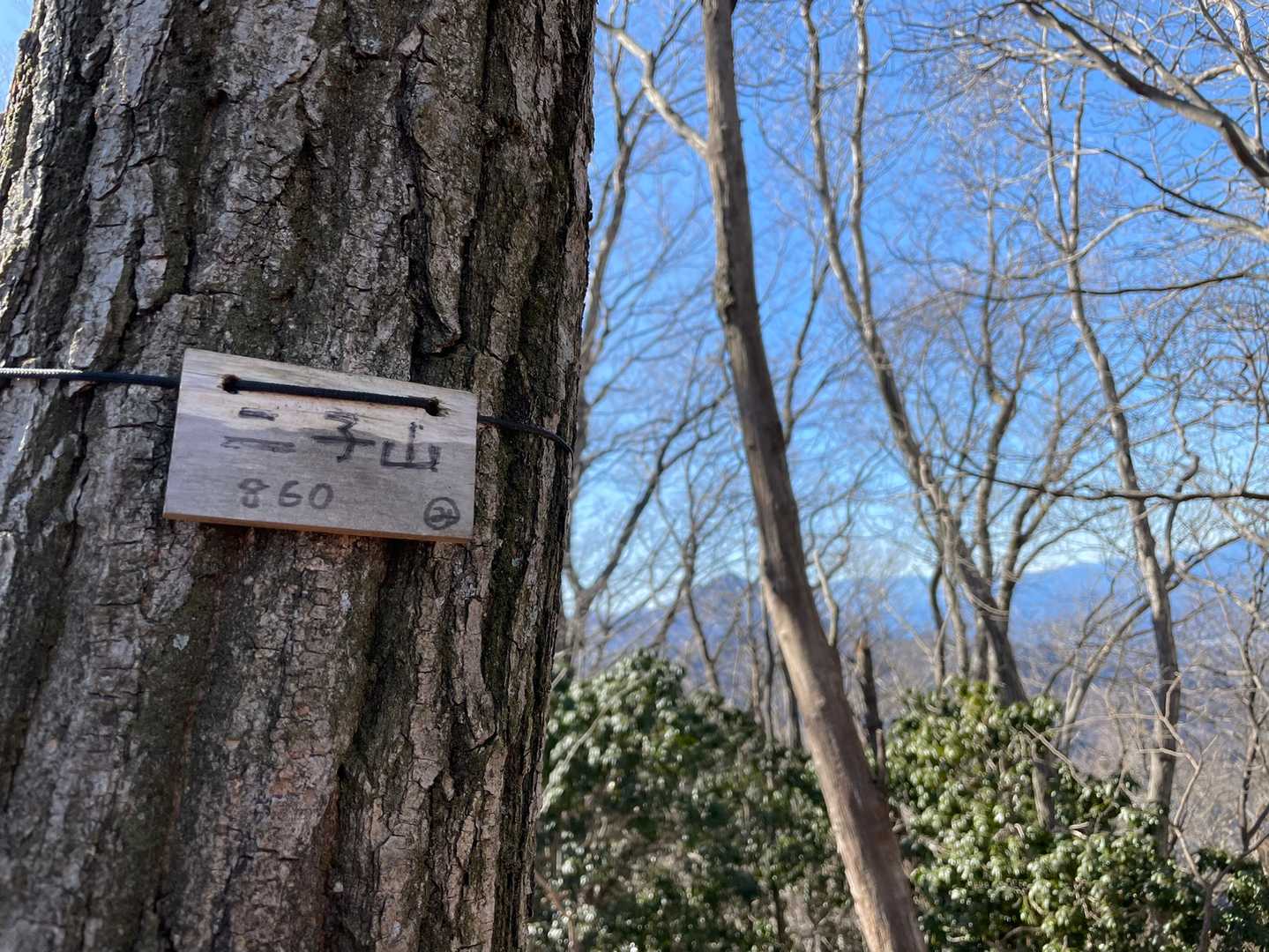 １６座目⛰二子山山頂