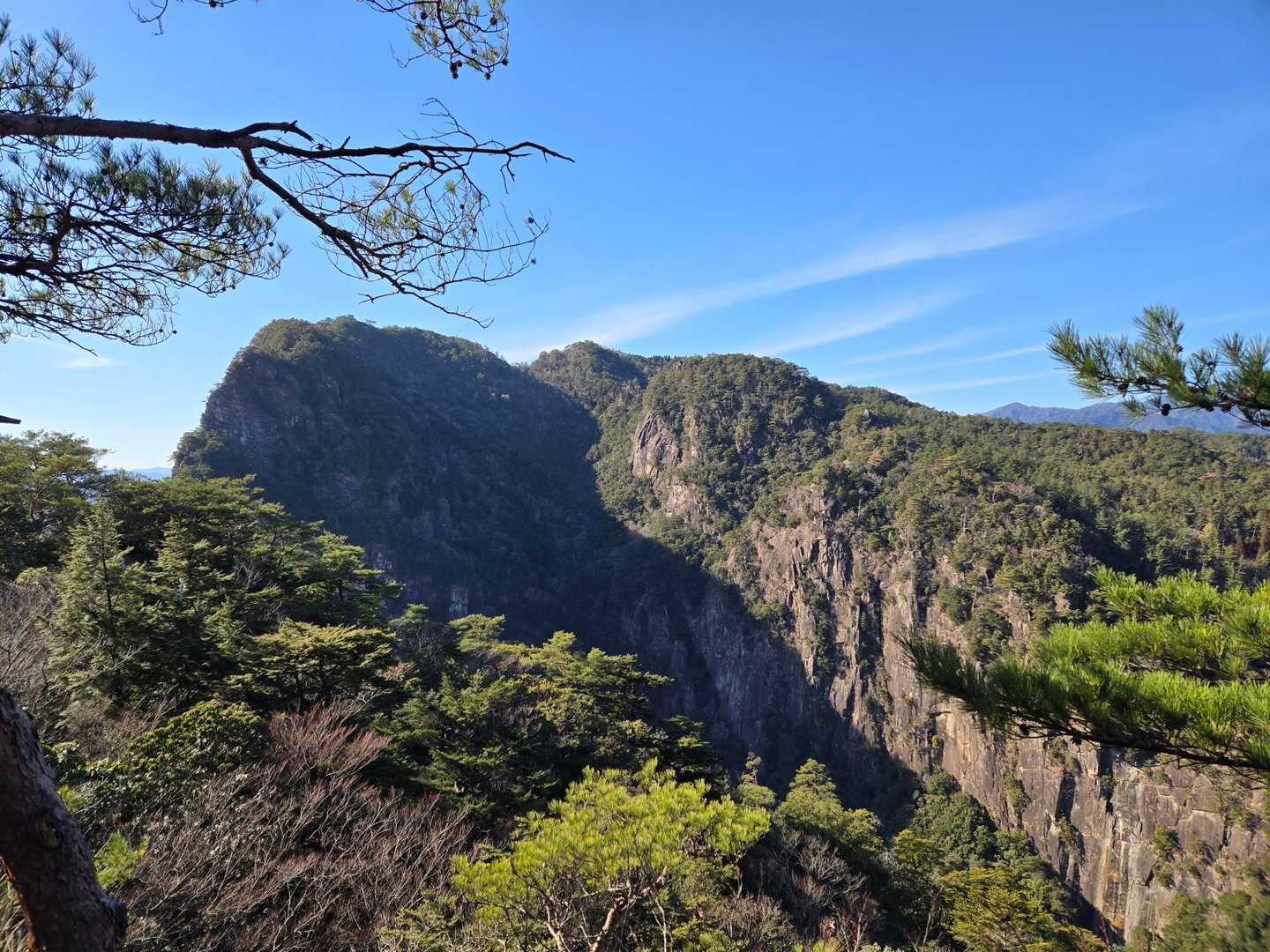 雌岳側からの行縢山