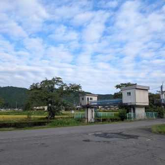 水門。晴れていますね☀