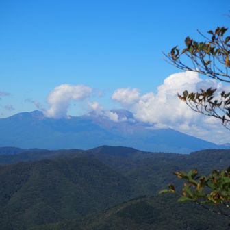 展望ポイントから北方向(浅間山)をパチリ📸
う～ん、雲が退いてくれないかなぁ