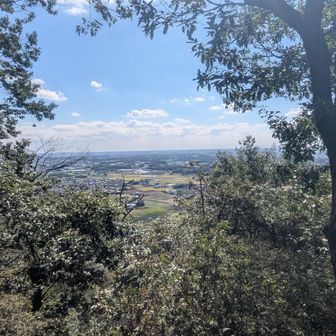 カタクリ山からの眺望。ロード後でしんどかった…