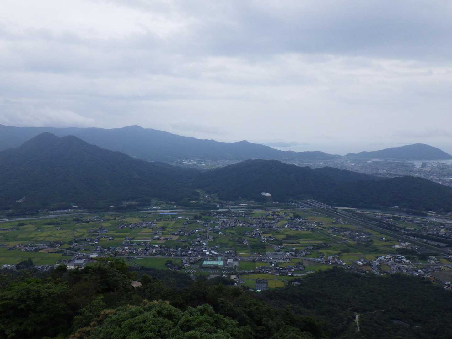 勝坂コース登山口-右田ヶ岳 往復コースの写真