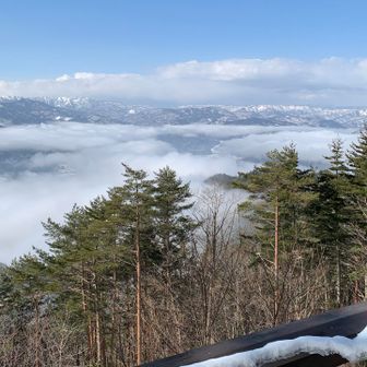 雲海が少しずつなくなってきました😅