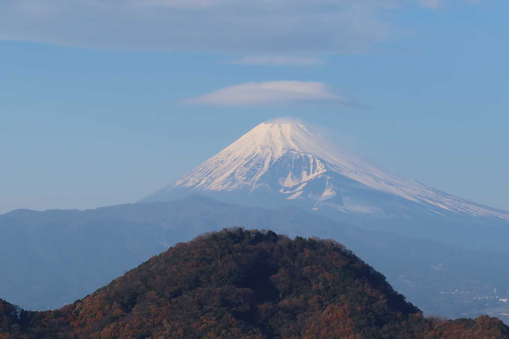 お！笠雲の初期段階