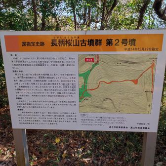 ２号古墳の説明板。

実は道間違えてこっち来てしまった。