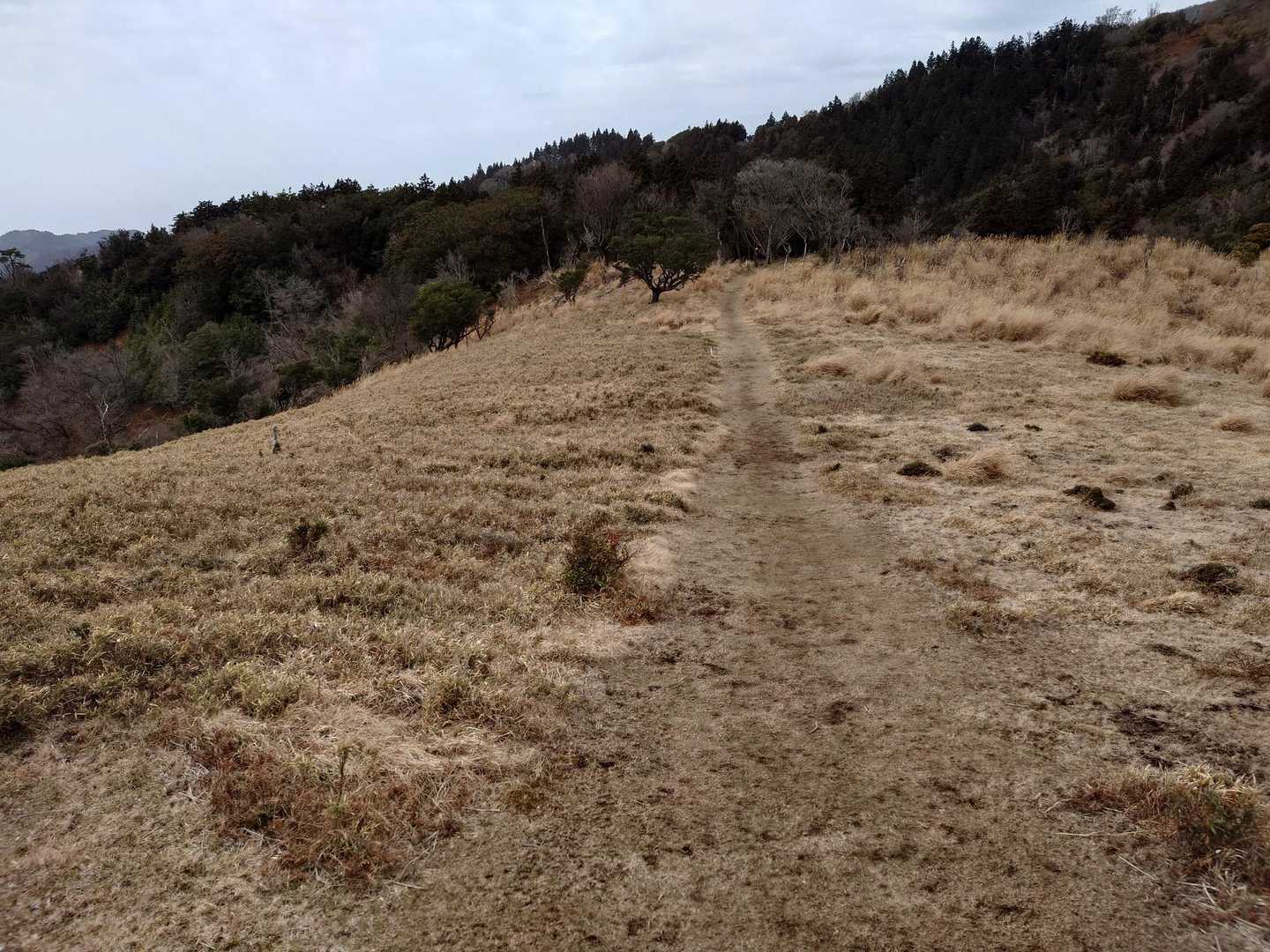 風早峠から登って下って
