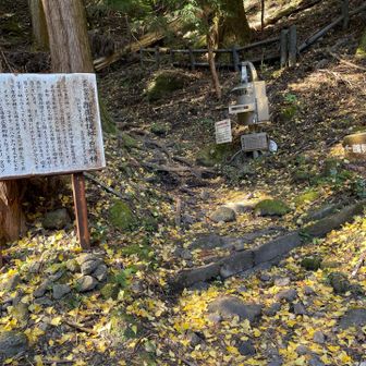 登山届のポスト
