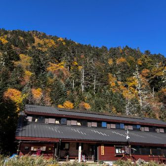 わくわくしすぎて寝不足？！脚が重くて
やっとのことで着いた白根御池小屋