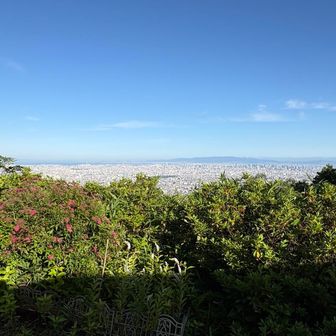 青空と六甲山