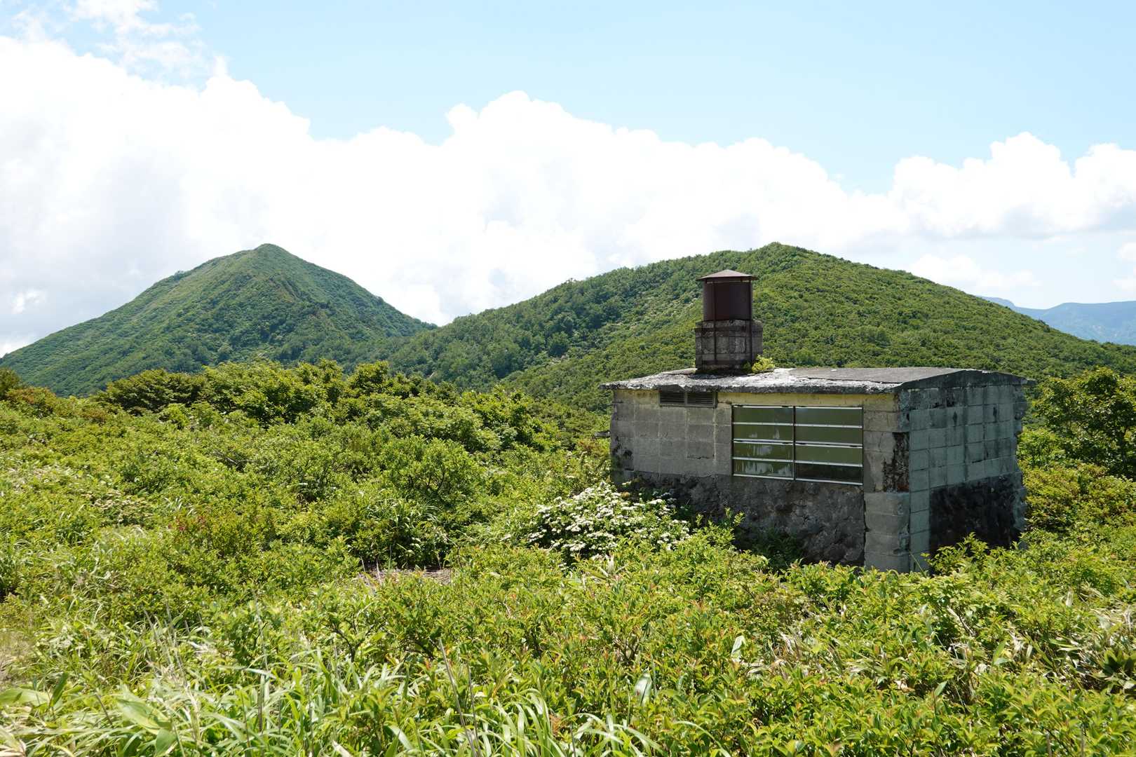 小屋の中に入れます