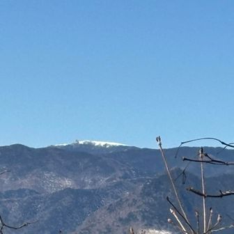 金峰山も見える