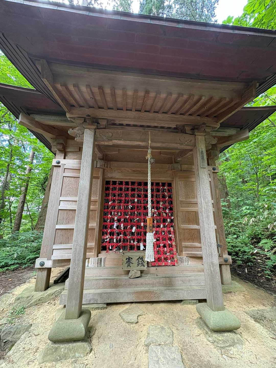 羽黒山登山口-羽黒随神門バス停-羽黒山 五重塔-休憩所-出 周回コースの写真