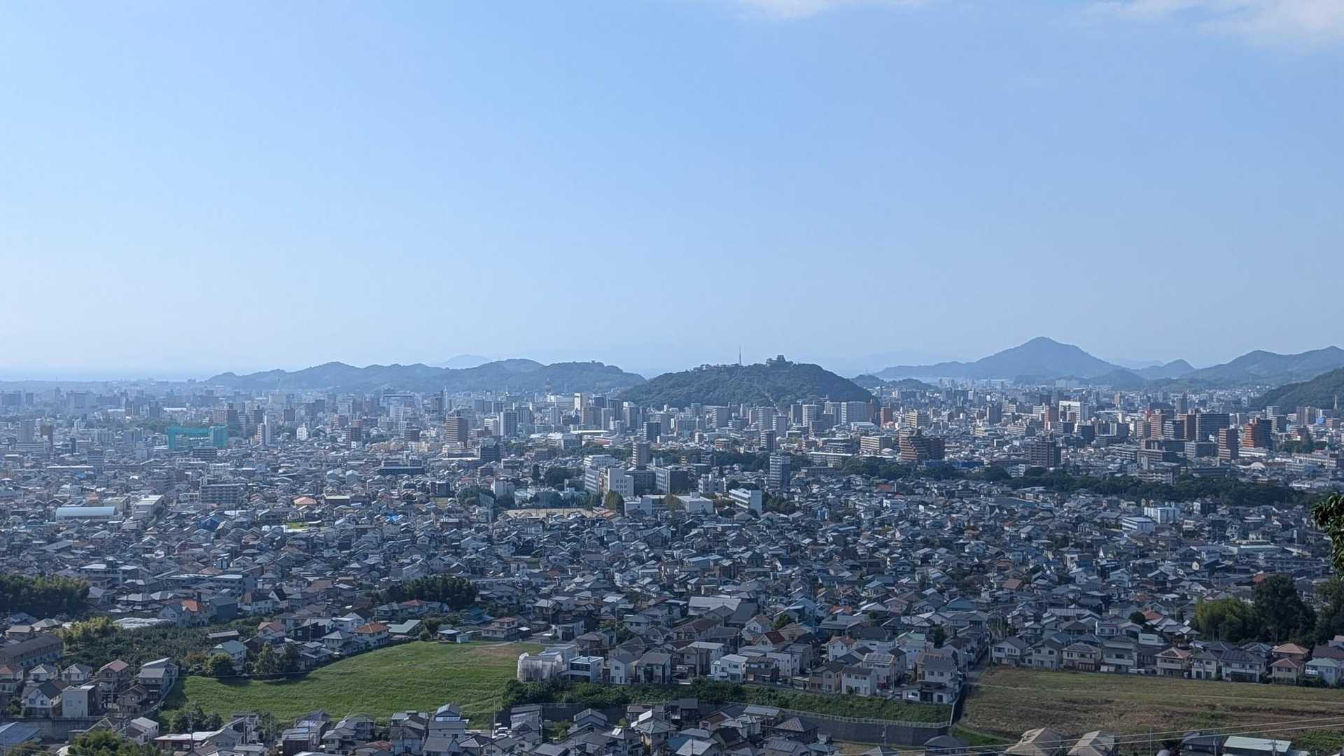 昨日登った勝山（松山城🏯）