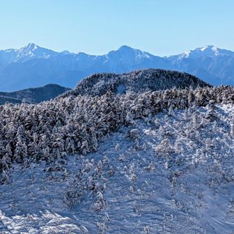 北岳、甲斐駒ヶ岳、仙丈ヶ岳