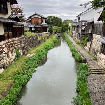 八幡堀めぐり、楽しかった〜。
素敵な場所🥰