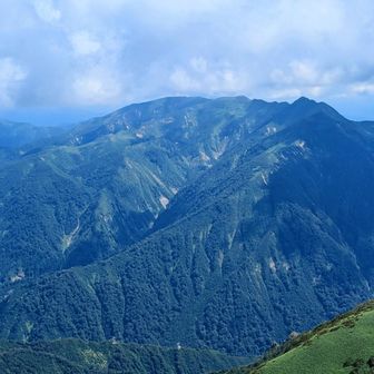 笠ヶ岳〜大烏帽子〜朝日岳〜ジャンクションピーク