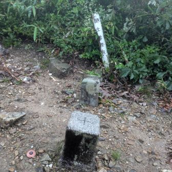 明神峠三角点