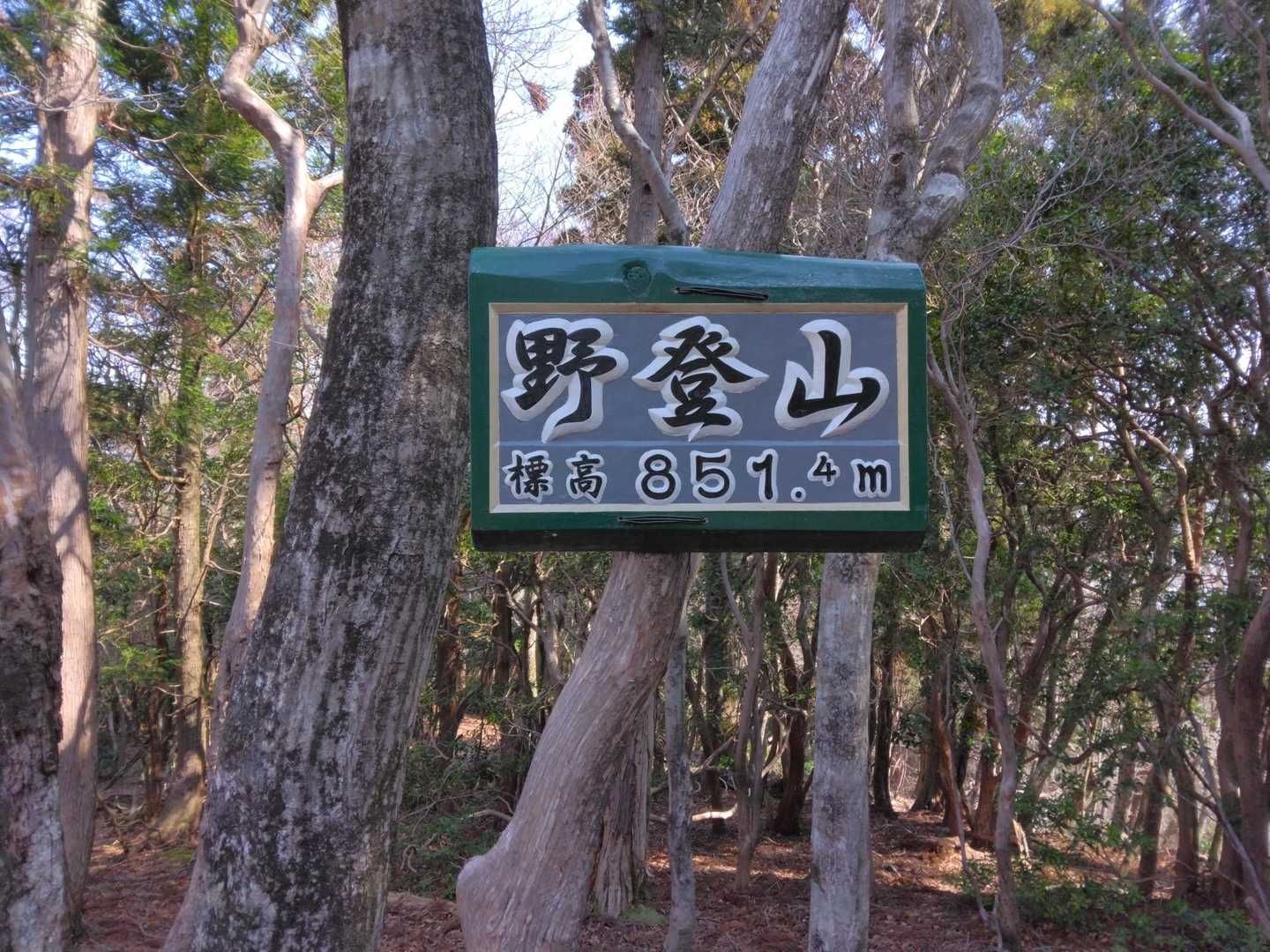 野登山　山頂到着💃