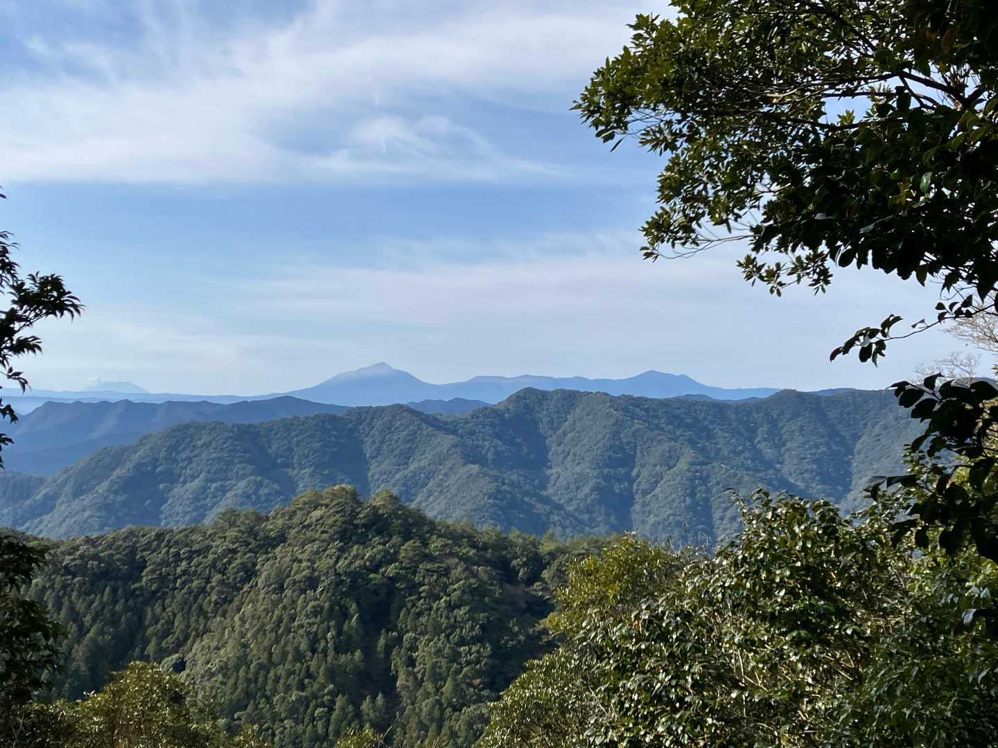 高千穂峰と、桜島