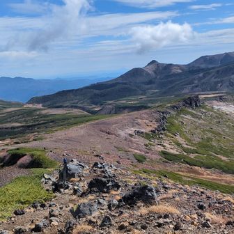 北鎮岳からの眼下