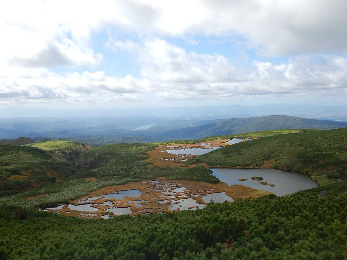 愛山渓登山口-松仙園登山口-松仙園-沼ノ平-1591ピーク 周回コースの写真