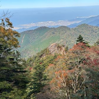 試しの鎖、前社ヶ森が見えました