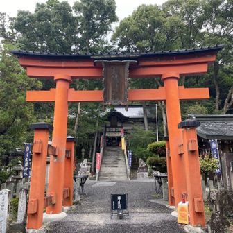 ⛩️敢国神社で無事を祈願🙏