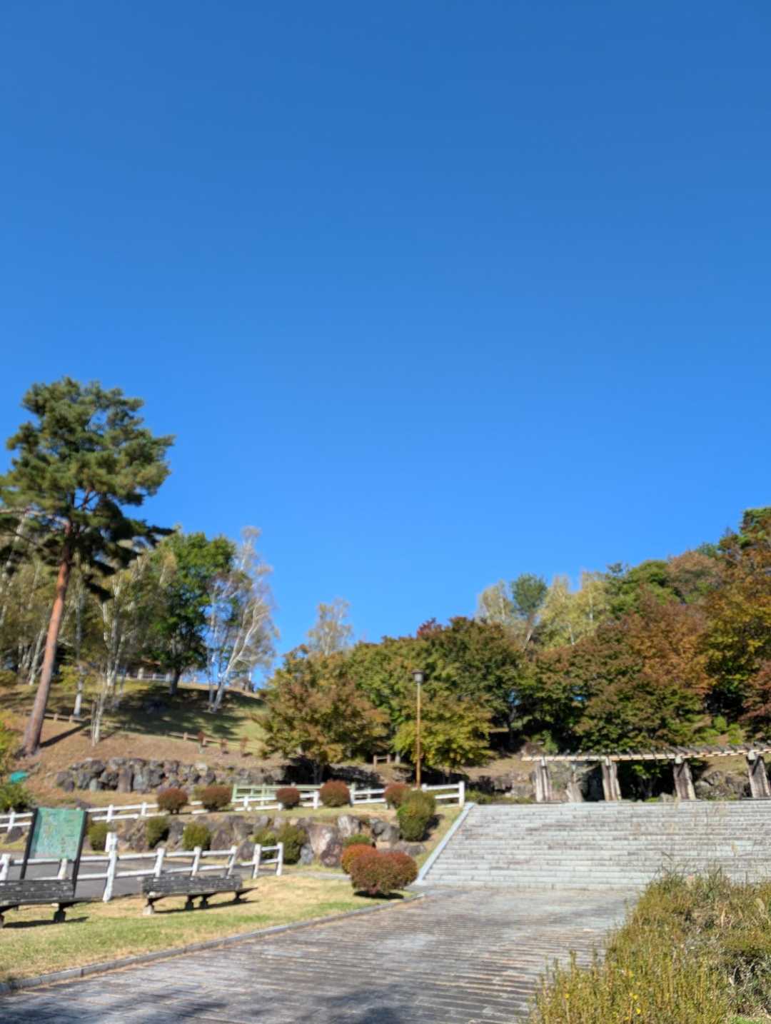 すぐ下山。
とても綺麗な公園でした😊