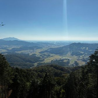 筑波山見えた！