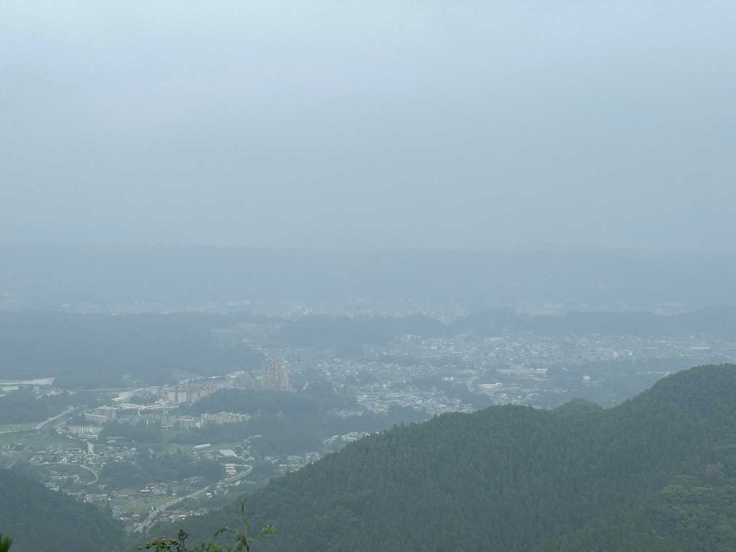 富士浅間神社からの景色
横瀬・秩父市街が見える