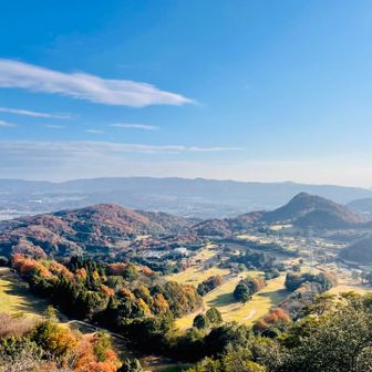 長尾山からゴルフ場⛳️