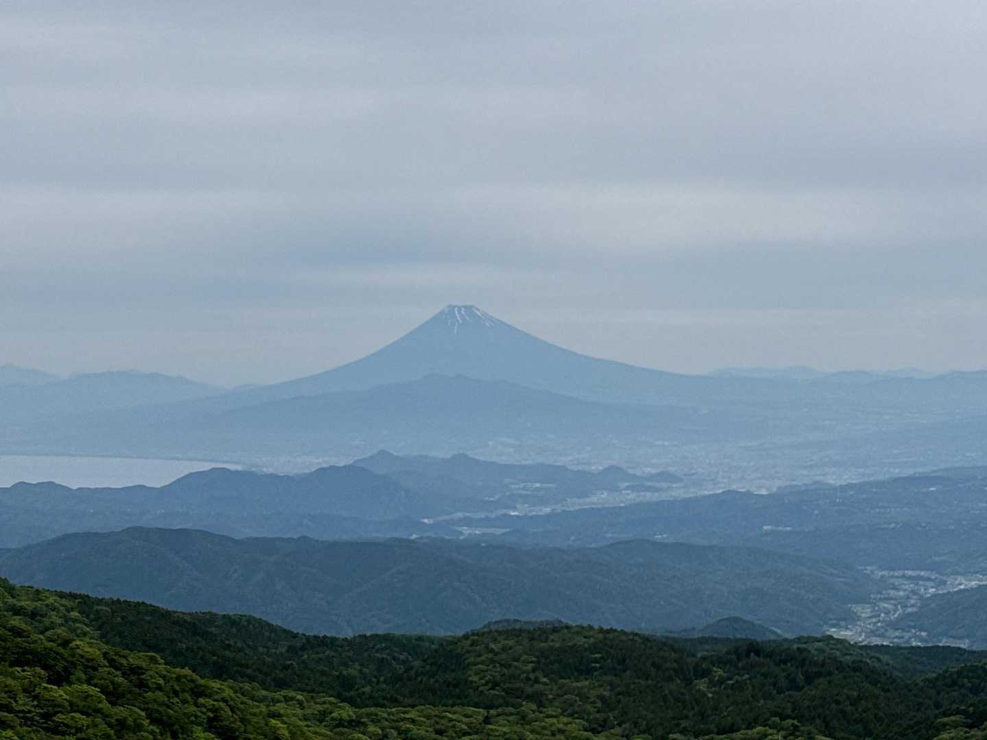 天城縦走登山口-万二郎岳-石楠立-万三郎岳-片瀬峠-小岳- 縦走コースの写真