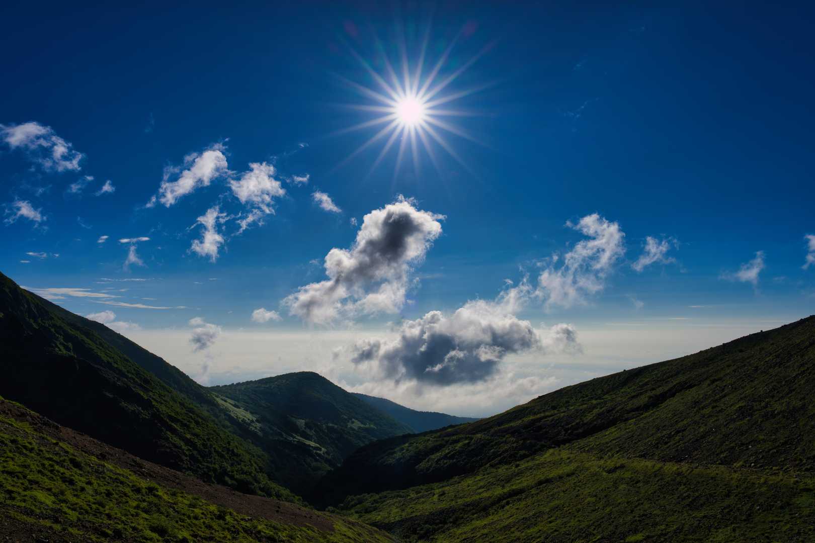 峠の茶屋登山口-朝日の肩-朝日岳 往復コースの写真