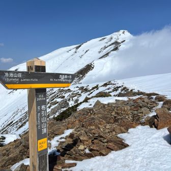 ここの山のはいつも、稜線でガス☁️せき止めてしてるね
