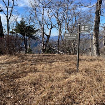 前大室山頂到着❗️