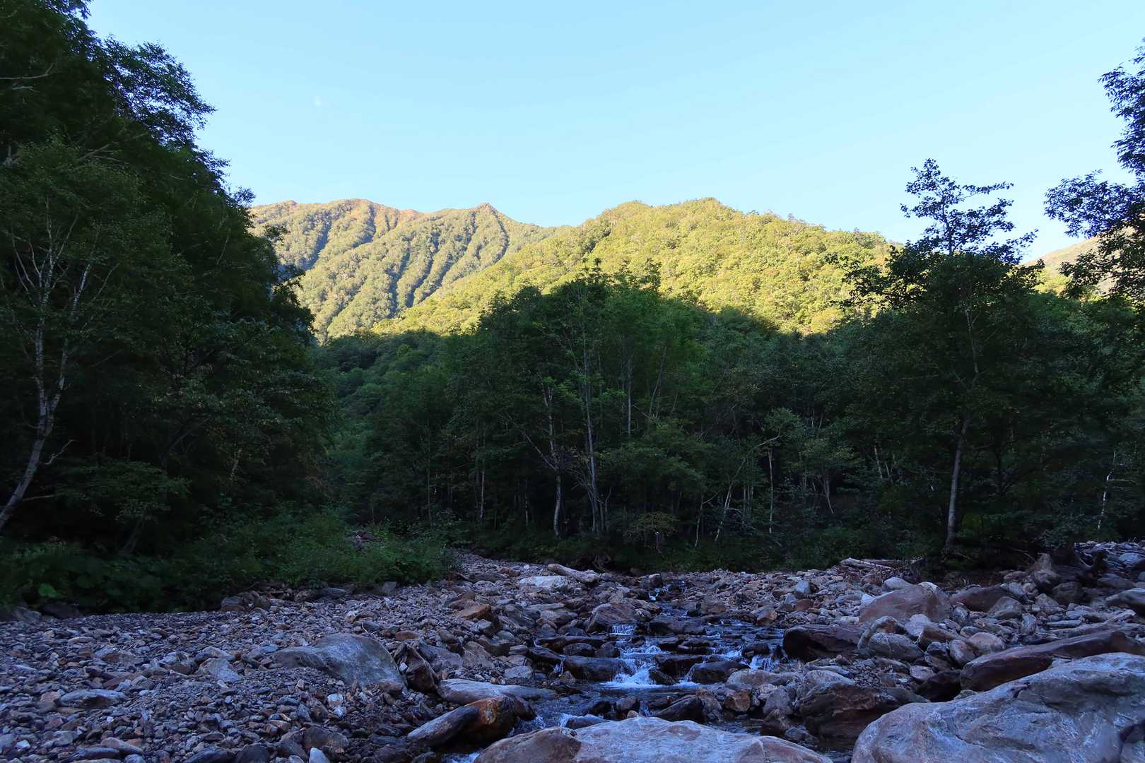上二股到着
☀晴れてきた！