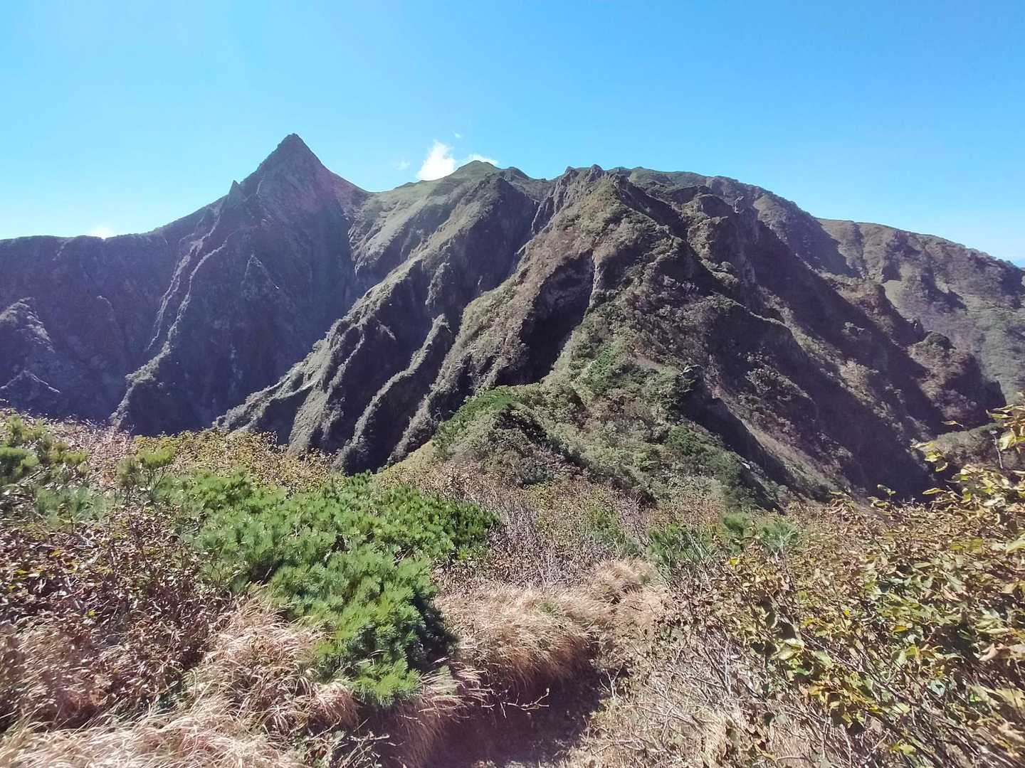 旧道登山口-芦別岳-雲峰山-半面山 縦走コースの写真