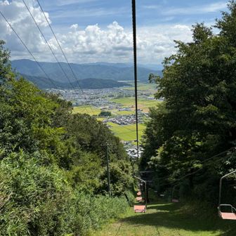 帰りのリフト
下から登ってくる方がチラホラ