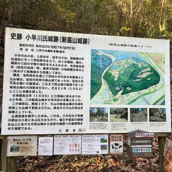 続日本百名城🏯だそうです。