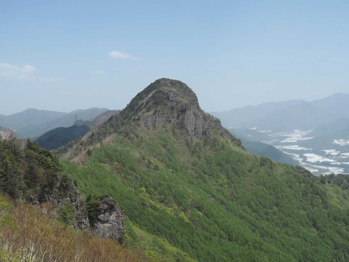 さっきまでいた天狗山！