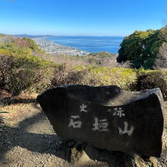 石垣山（261.9m）山頂
ここから少し西側の本丸跡の史標があるあたりがピークらしい🏯

一夜城は一日で作ったというように教わった気がしますが、史料によると本当は80日程度かかったらしい笑