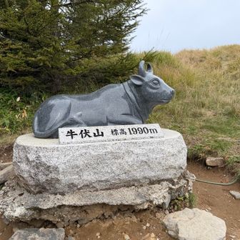 牛伏山へ向かいます