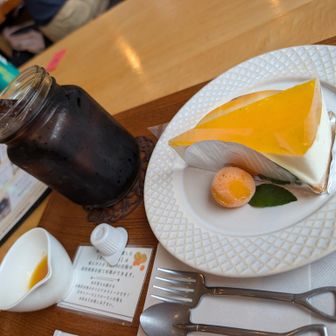 白駒荘の大好きなほうずきチーズケーキ🍰