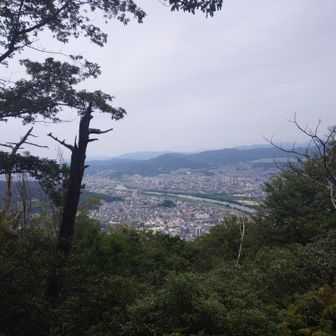 松笠山北峰から、こちらは戸坂方面の展望